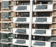 平板太阳能热水器-北京海林平板太阳能采用进口激光整板焊接技术