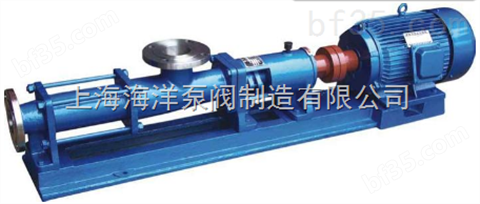 上海海洋泵阀制造有限公司G型单螺杆泵                      