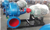 350HW-5蜗壳式混流泵14寸污水杂质泵皮带轮传动大流量抽水浇灌泵