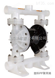 聚丙烯气动隔膜泵， QBY3-20型聚丙烯气动隔膜泵安装尺寸图